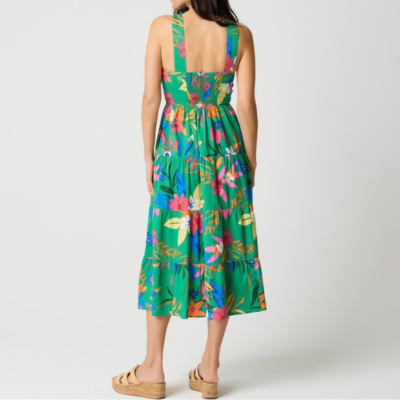 NWT J Crew Women's Printed Tiered Halter Mini Dress - Picture 4 of 16